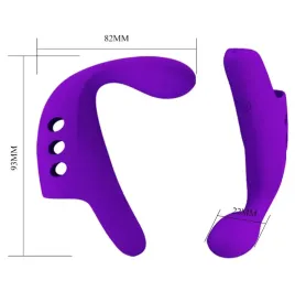 PRETTY LOVE - GORGON PURPLE RECHARGEABLE FINGER VIBRATOR